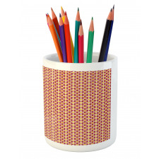 Floral Starry Motif Pencil Pen Holder