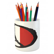 Bold Round Pencil Pen Holder