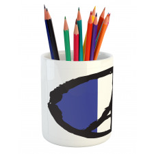 Bold Round Pencil Pen Holder