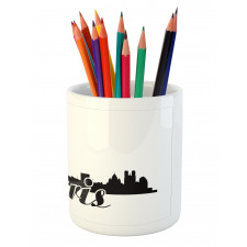 Paris and Cityscape Pencil Pen Holder