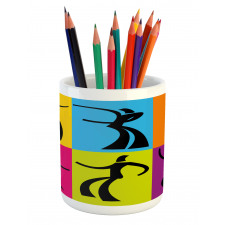 Dancers Colors Pencil Pen Holder