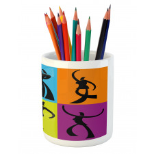 Dancers Colors Pencil Pen Holder