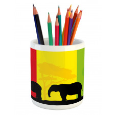 Fauna Elephant Pencil Pen Holder