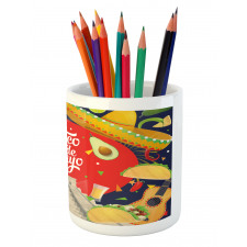 Mexico Celebration Pencil Pen Holder