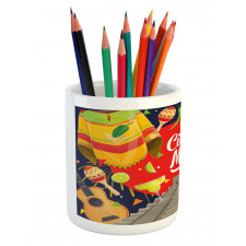 Mexico Celebration Pencil Pen Holder