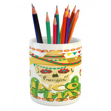 Skull Maracas Pencil Pen Holder