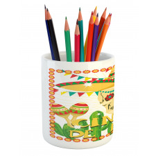 Skull Maracas Pencil Pen Holder