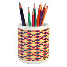 Tile Motifs Pencil Pen Holder