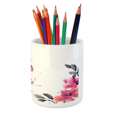 Spring Time Blooms Pencil Pen Holder