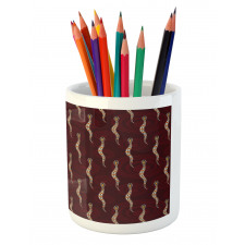 Abstract Snakes Pencil Pen Holder