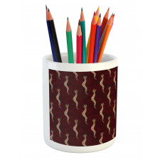 Abstract Snakes Pencil Pen Holder