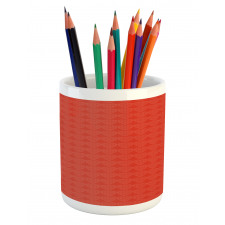 Vibrant Heart Shaped Blocks Pencil Pen Holder