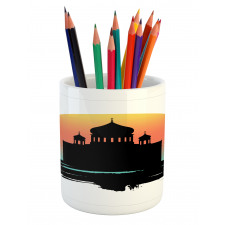 Slavic Architecture Art Pencil Pen Holder