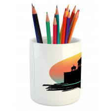 Slavic Architecture Art Pencil Pen Holder