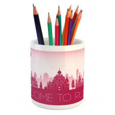 Touristic City Hallmarks Pencil Pen Holder