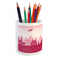 Touristic City Hallmarks Pencil Pen Holder