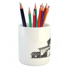 Slavic Style Architecture Pencil Pen Holder