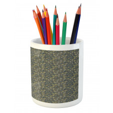 Circular Organic Branches Pencil Pen Holder