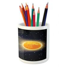 Day and Night Cycle Earth Pencil Pen Holder