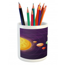 Planets Planetary Orbits Pencil Pen Holder