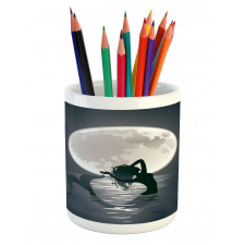 Mermaids at Night Pencil Pen Holder