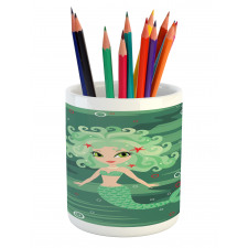 Starfish Sea Cartoon Pencil Pen Holder