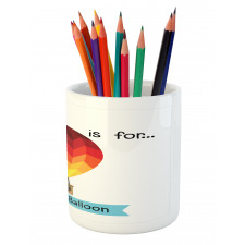 Education Alphabet Pencil Pen Holder