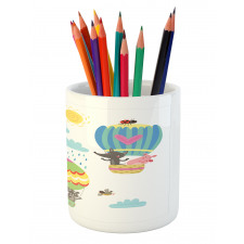 Animals Fly Nursery Pencil Pen Holder