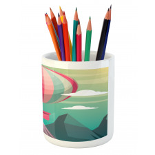 Polygonal Lines Pencil Pen Holder