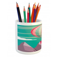 Polygonal Lines Pencil Pen Holder