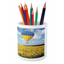 Sunflower Fields Pencil Pen Holder