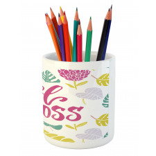 Feminism Calligraphy Art Pencil Pen Holder