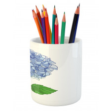 Simple Flower Blooms Pencil Pen Holder