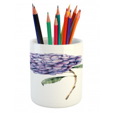 Fine Art Paint of Flower Pencil Pen Holder