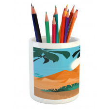 Desert and Pyramids Pencil Pen Holder