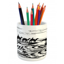 Sketchy Camel Caravan Pencil Pen Holder