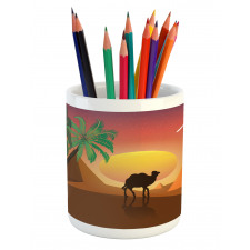 Camels Pyramids and Palms Pencil Pen Holder