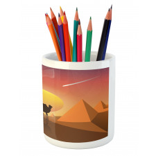 Camels Pyramids and Palms Pencil Pen Holder