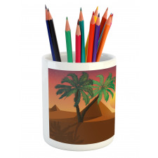 Camels Pyramids and Palms Pencil Pen Holder