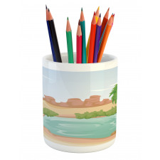 Scenic Eastern Sahara Vibes Pencil Pen Holder