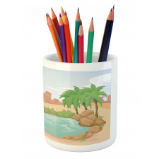 Scenic Eastern Sahara Vibes Pencil Pen Holder