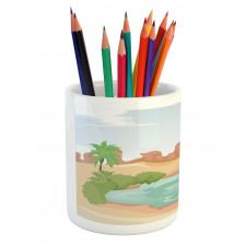 Scenic Eastern Sahara Vibes Pencil Pen Holder