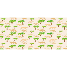 Repeating Camels and Palms Pencil Pen Holder