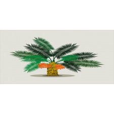 Tropical Oasis Leaves Pencil Pen Holder