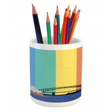 Sydney Building on Rainbow Pencil Pen Holder