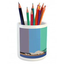 Sydney Building on Rainbow Pencil Pen Holder