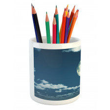 Fluffy Clouds Scattered Pencil Pen Holder