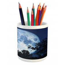 Moon Beaming in the Woods Pencil Pen Holder