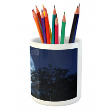 Moon Beaming in the Woods Pencil Pen Holder