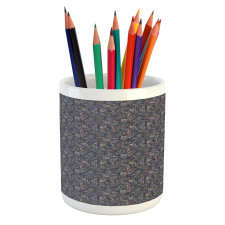 Line Art Butterfly Spots Pencil Pen Holder